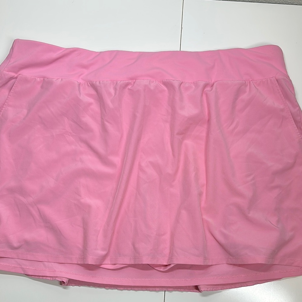 Fabletics Tennis Pickle Ball Skort Pink 3X